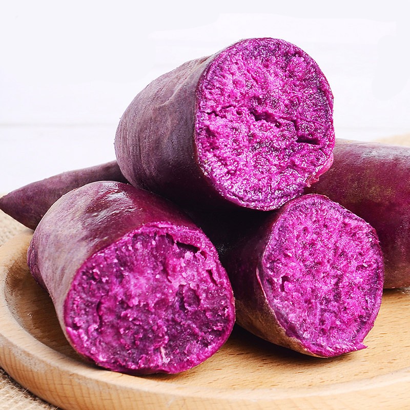紫薯新鲜地瓜小香薯农家自种新鲜蔬菜 5斤中果装