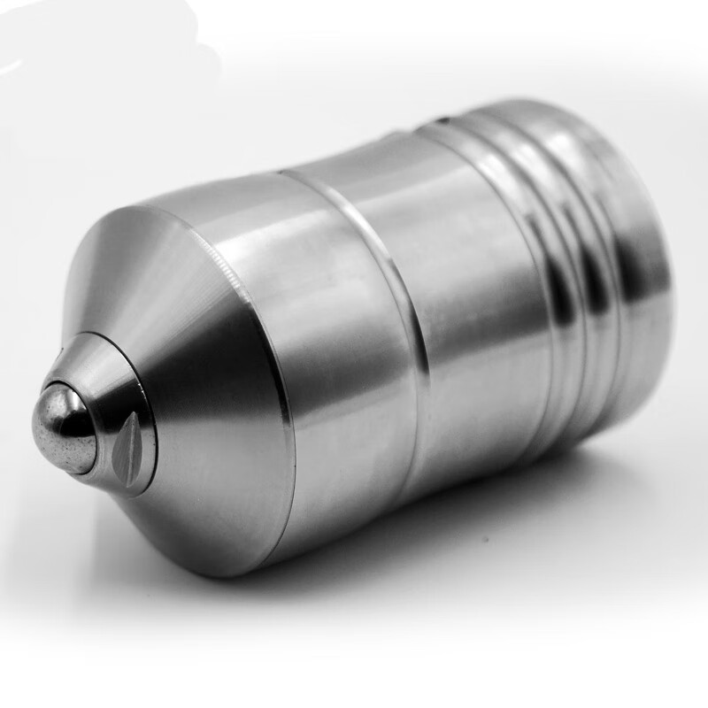 全金属陀螺中老年健身大号广场铁砣螺老式抽打老牛皮牛不锈钢冰嘎 3斤