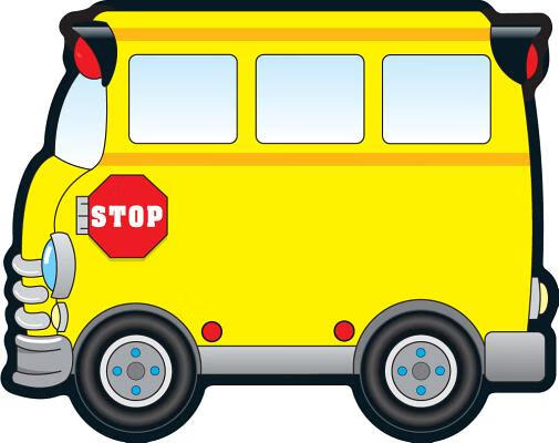 【预订】school buses colorful cut-outs