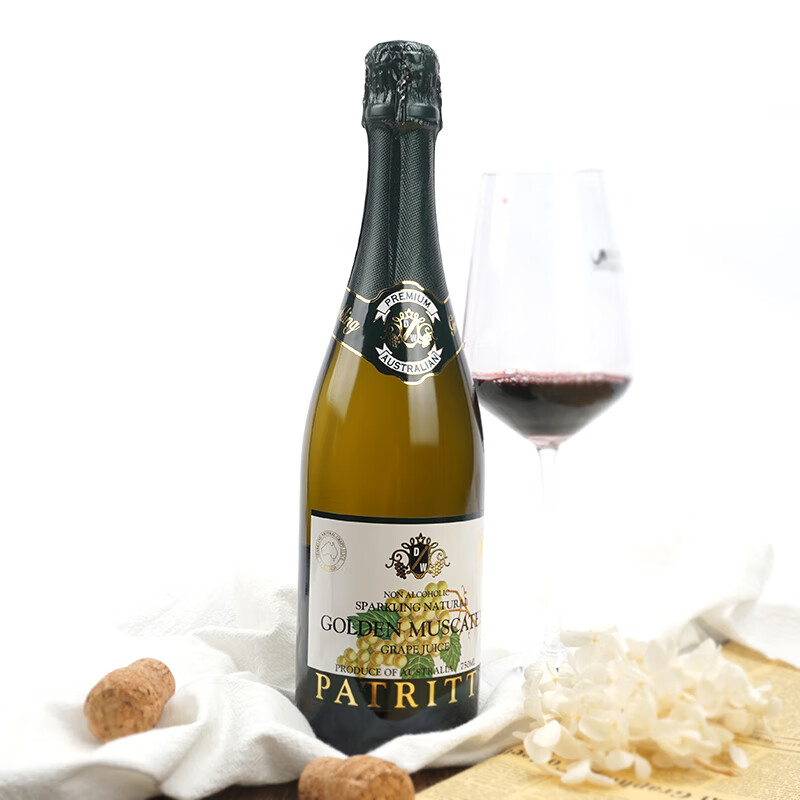 香萃澳洲香萃西拉麝香无醇无酒精红白起泡酒葡萄汁澳大利亚原瓶进口