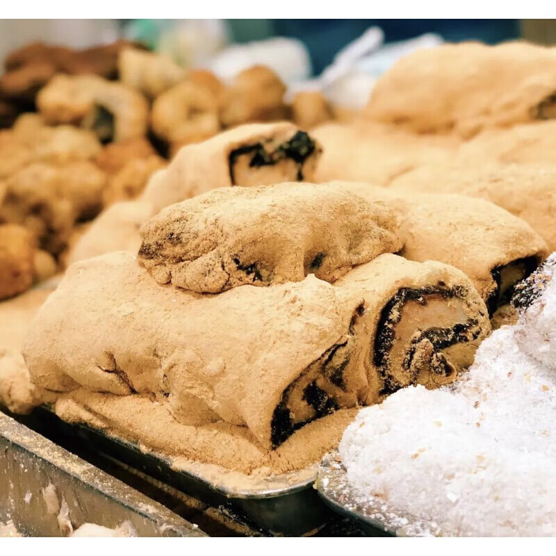 北京美食牛街清真小吃白记年糕驴打滚切糕艾窝窝北京闪冬日美食