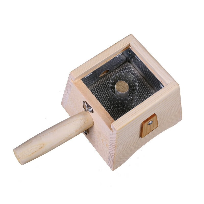 艾尚灸家用艾灸盒木制实木单柱艾灸盒单孔温灸器艾灸仪艾灸器膝盖关节