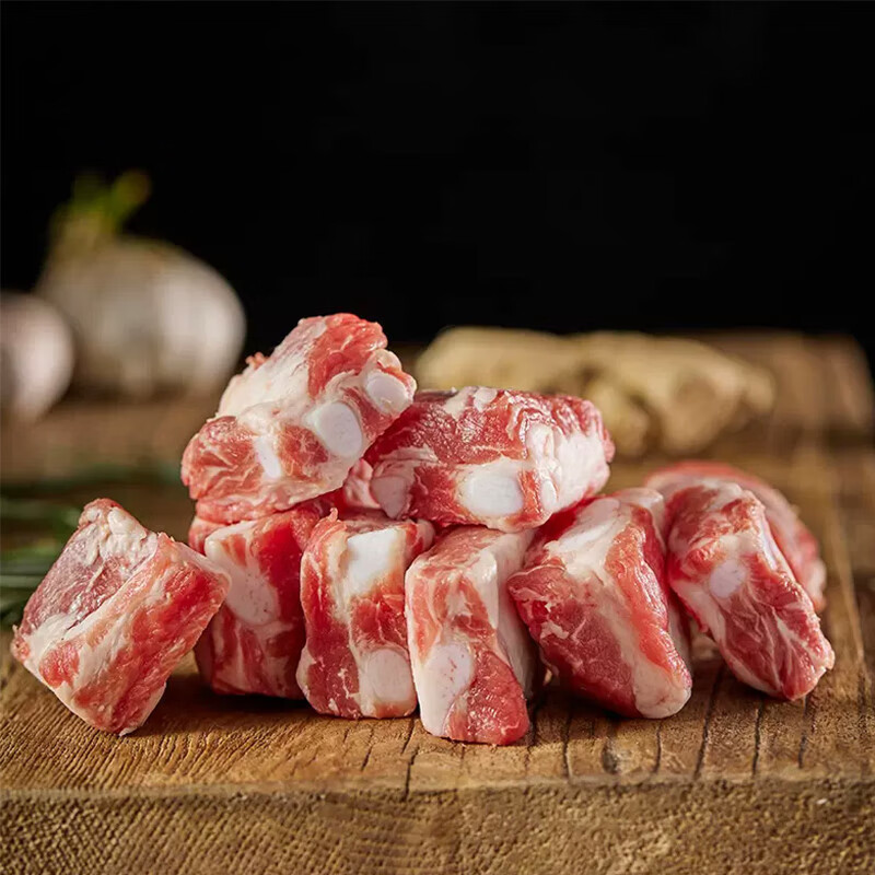 娱大厨 伊比利亚黑猪排骨块 脆骨软骨 黑猪肉生鲜 煲汤红烧糖醋家庭