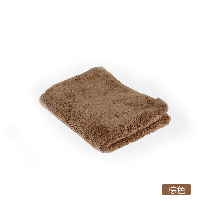 家政保洁专用毛巾清洁七色地板抹布吸水不掉毛双层珊瑚绒清洁毛巾 25*