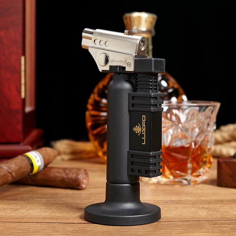 LUXFO朗佑雪茄打火机充气防风单直冲强猛火力喷枪耐用烟花点火器LF5000