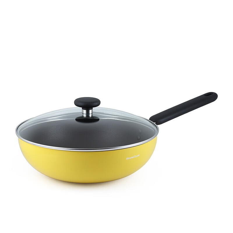 尚尼巴勒莫系列长柄炒锅不粘锅涂层锅电磁炉燃气灶通用 30cm