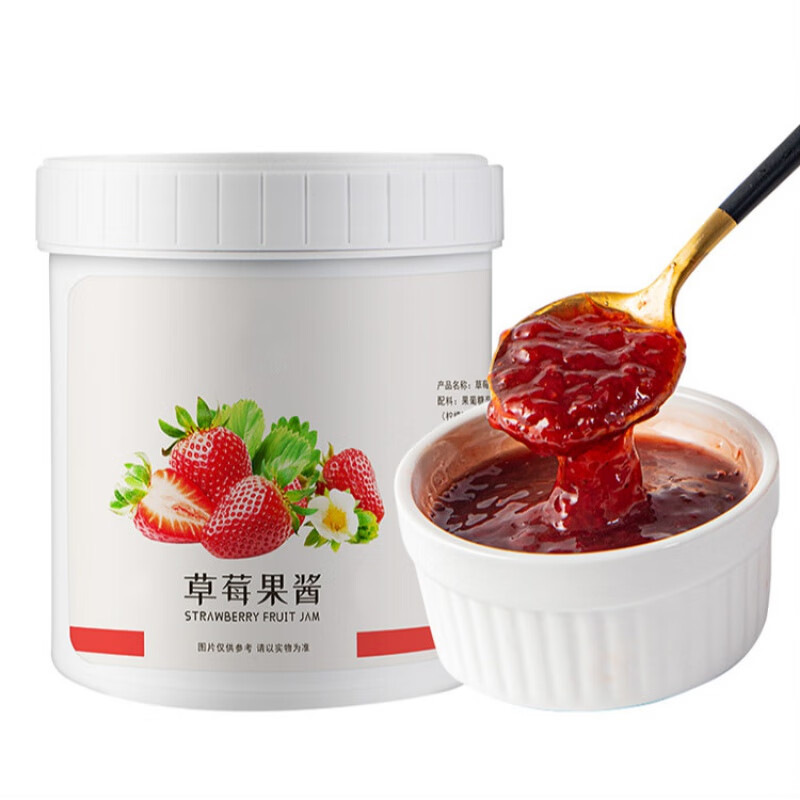 草莓酱果粒果肉果味酱饮料 草莓味1kg