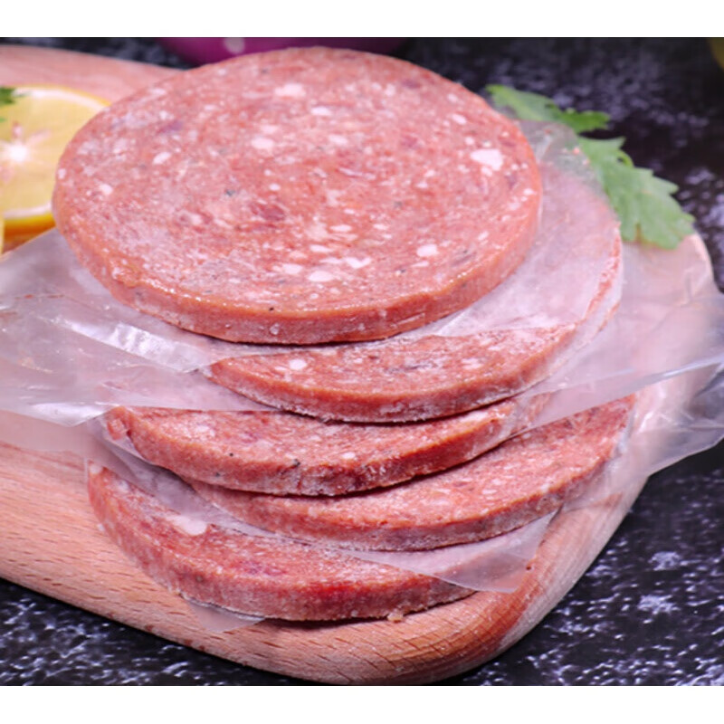 皓谦牛肉饼汉堡肉饼早餐半成品西餐食材烧烤牛排 45克*20片