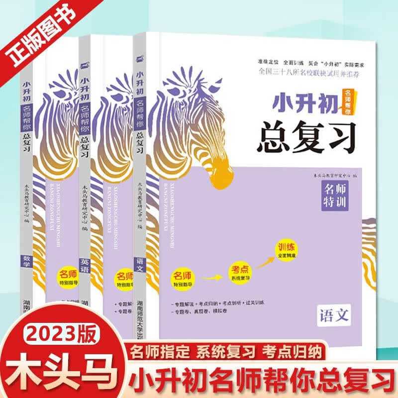 小升初名师帮你总复习 六年级下册语文数学英语总复习全套专项训练 人教版名师特训(含23套试卷)系统复习资料真题试卷必刷题 【全套3本】语数英