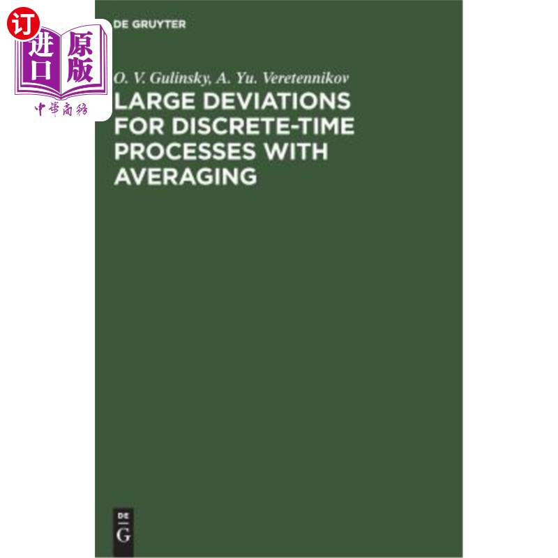 海外直订large deviations for discrete-time processes with