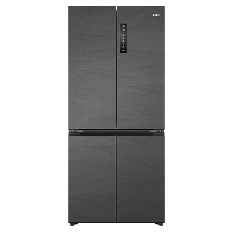 海尔（Haier）505L全空间保鲜零距离自由嵌入式十字对开四开门电冰箱家用无霜超薄526同款BCD-505WGHTD14S8U1