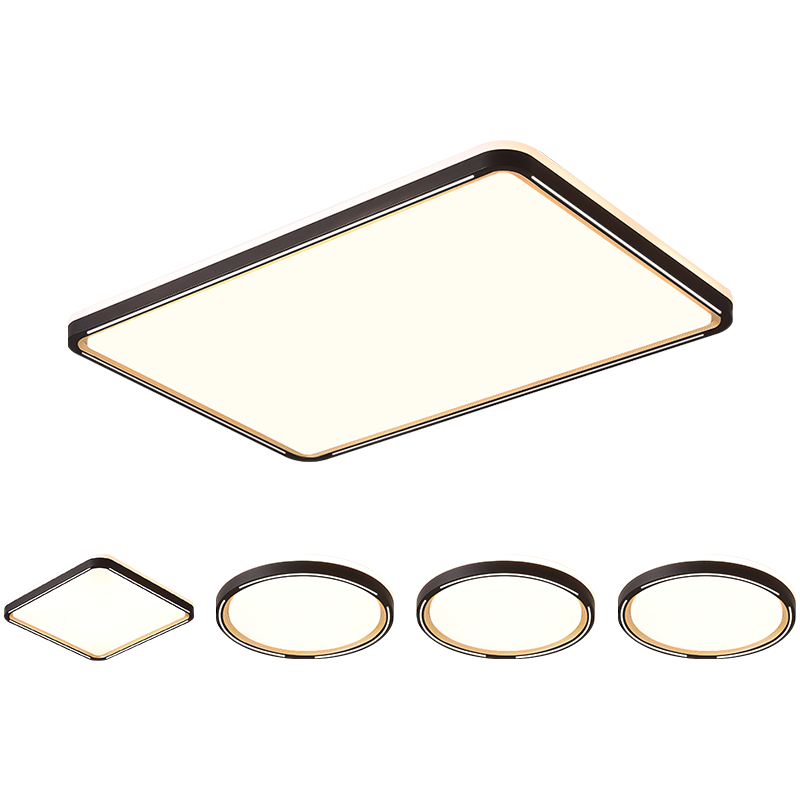 雷士（NVC） LED吸顶灯全光谱护眼客厅大灯卧室餐厅灯饰全屋现代简约灯具套餐 【4室1厅】3灯-客厅+分段卧室*3