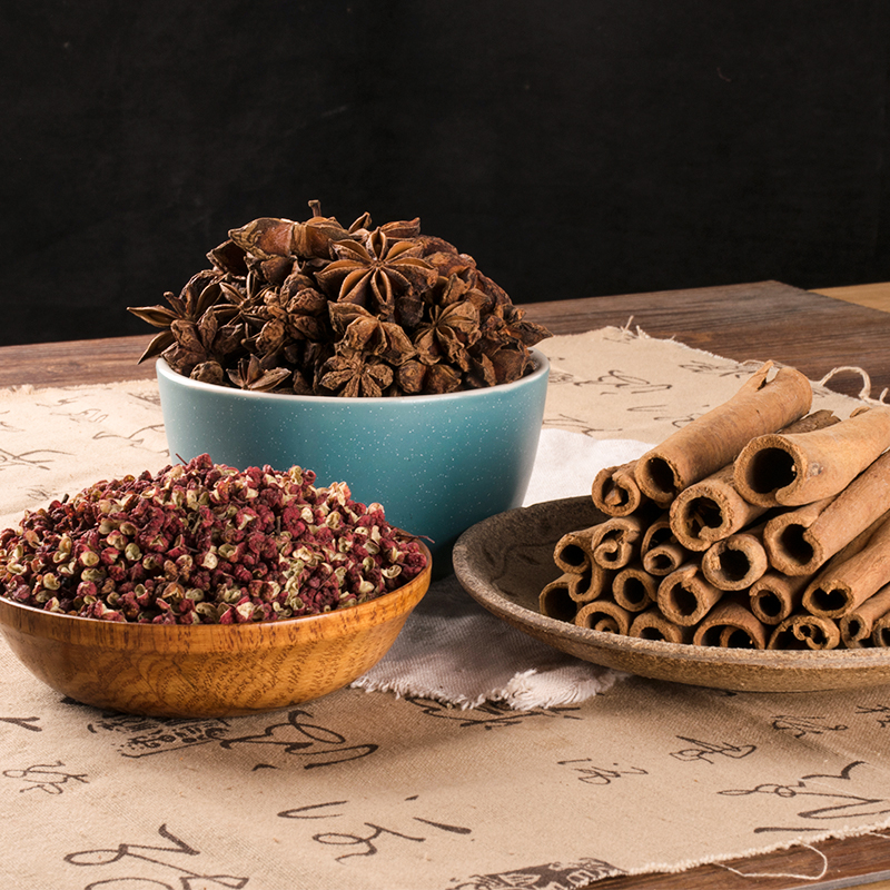 羽芝曼汉源红花椒八角桂皮组合装300g四川厨房调料大全香料大料套