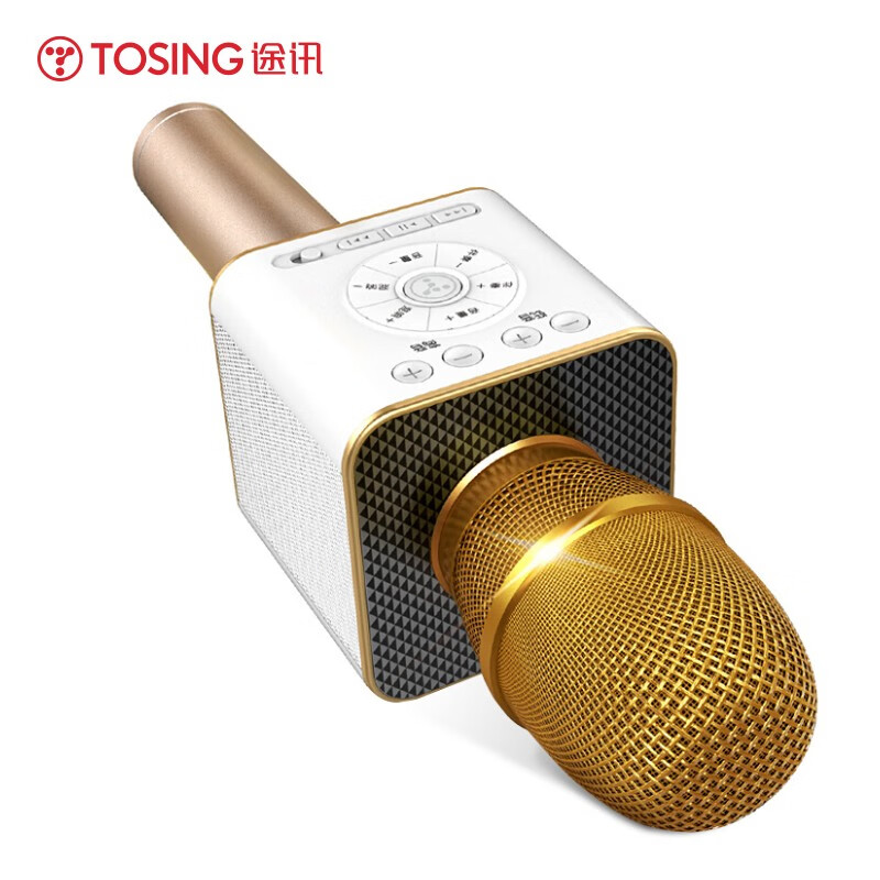 途讯自带音响手机k歌麦克风