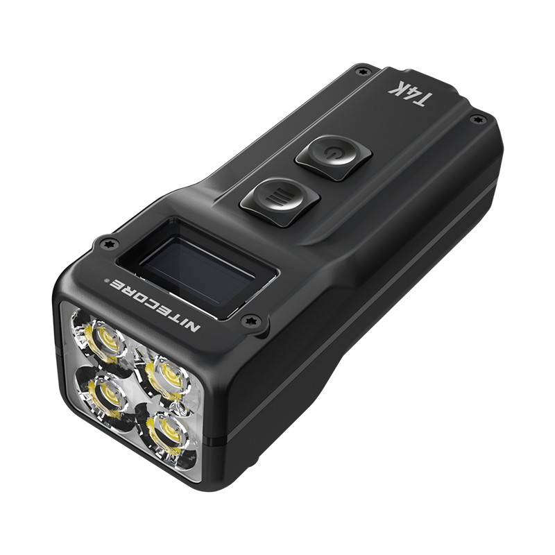 奈特科尔（NITECORE） T4K 4000流明掌上智能钥匙灯四核强光便携迷你手电筒USB-C直充 T4K【标配】