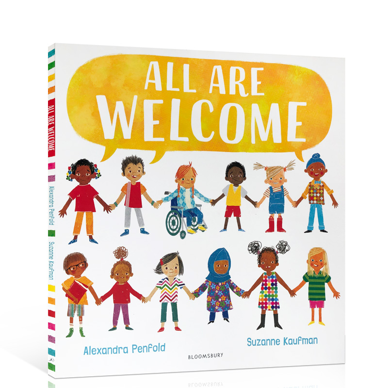 welcome 欢迎光临 英文原版儿童启蒙绘本 世界社会文化上学图画英语童