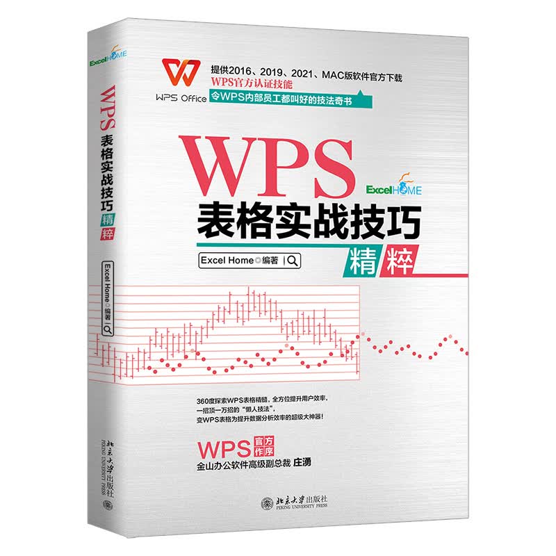 现货正版 WPS 表格实战技巧精粹 Excel Home 编著 北京大学出版社