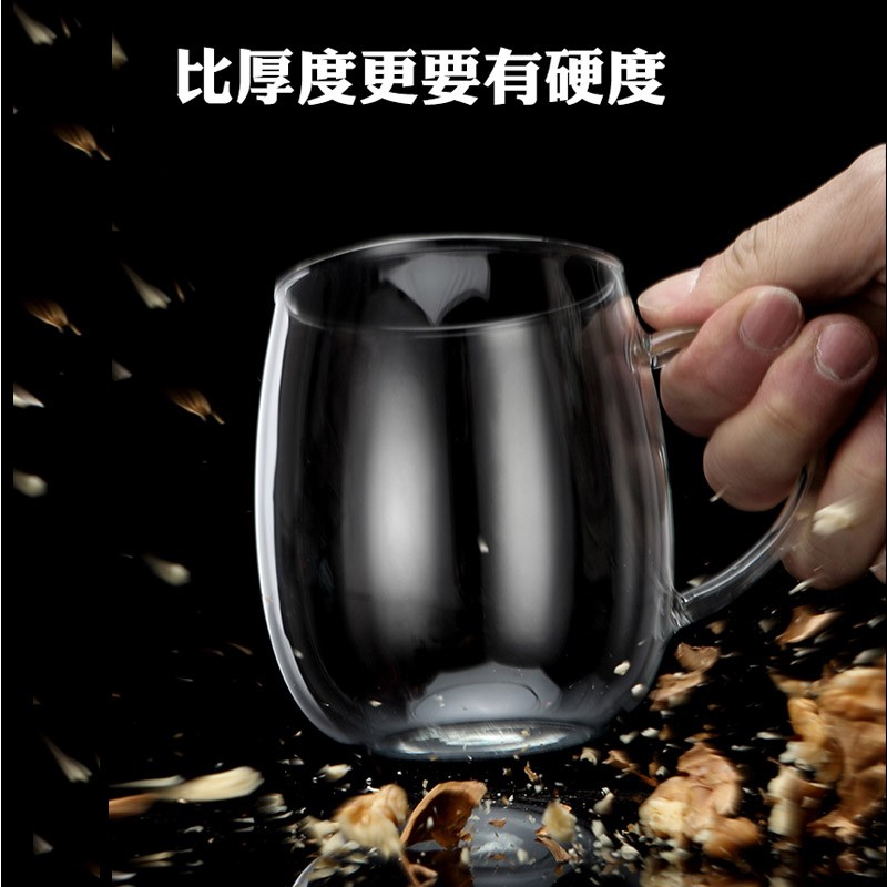尚明samadoyo耐热有手柄玻璃水杯泡茶杯可微波吗？