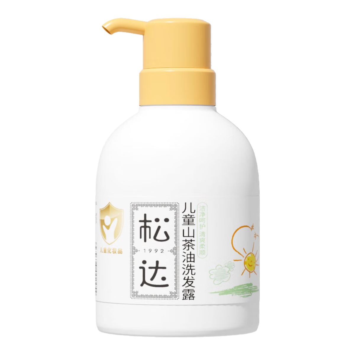 松达儿童洗发水宝宝山茶油洗发露无硅油弱酸性3-6-12岁通用洗头膏 【蓬松易梳】儿童洗发水280ml
