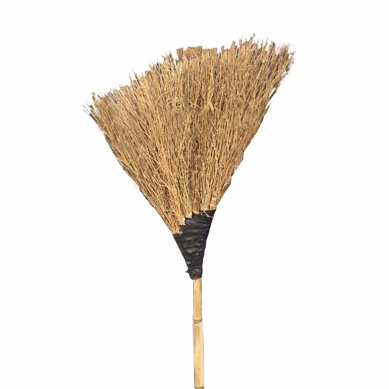 者也 工地环卫扫帚户外庭院大扫把黑皮大条帚加大加宽竹笤帚 黑皮【无