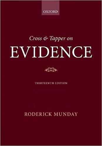 预订cross & tapper on evidence