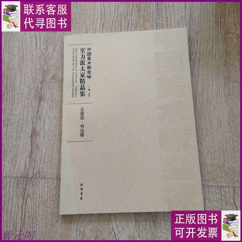 中国美术新坐标实力派大家精品集 王富龙 书法卷 线装书局二手9成