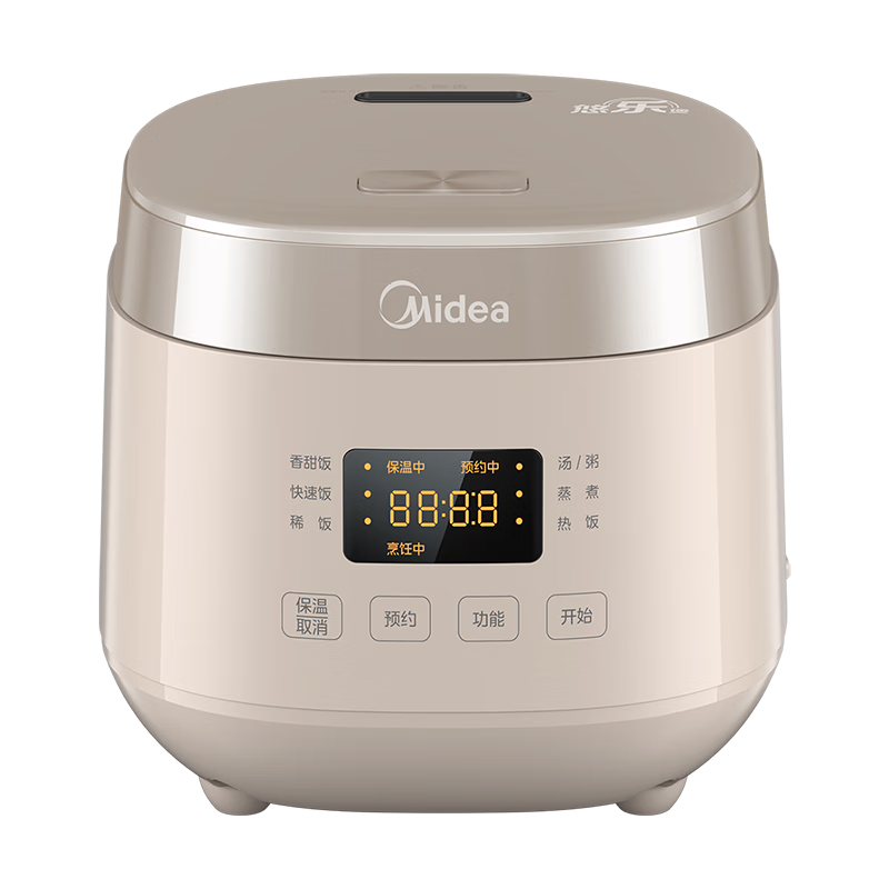 美的(midea)电饭煲电饭锅家用2l迷你小容量小型匠银聚能釜多功能快速