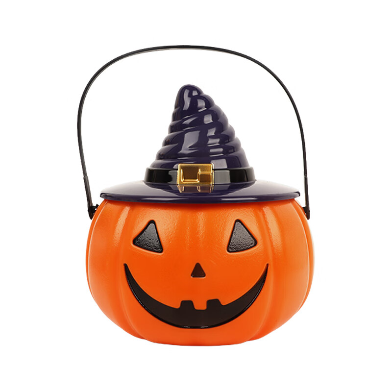 阿麦斯4D甜橙爆汁软糖小南瓜灯罐150g万圣节糖果儿童节庆礼物盒搞怪零食