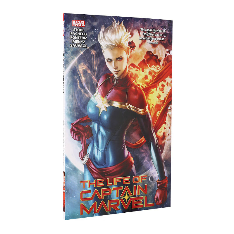 预售英文原版 The Life of Captain Marvel 漫威惊奇队长的诞生 漫画