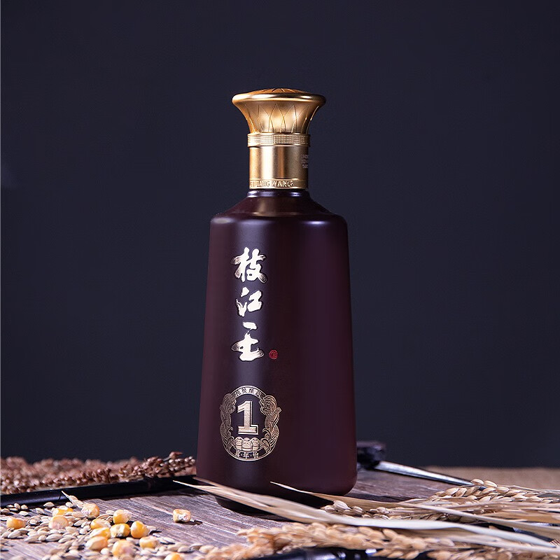 枝江真年份1 浓香白酒 纯粮白酒整箱 中华老字号 52%vol 500mL 6瓶 整箱