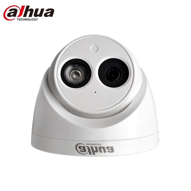 大华 摄像头 200万半球摄像机 poe供电 h.