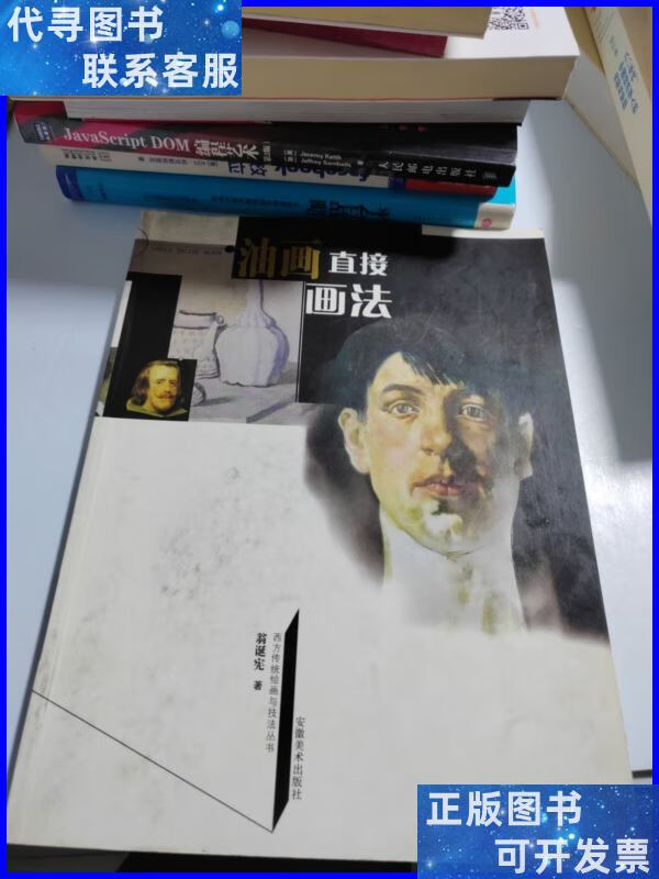油画直接画法——西方传统绘画与技法丛书 安徽美术出版社二手书