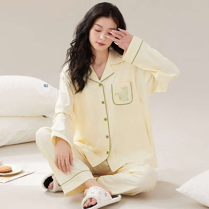 芭莱朵月子服孕妇产妇哺乳春秋睡衣孕妇装喂奶女士四季款家居服长袖