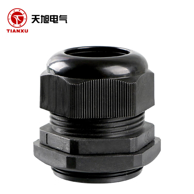 天旭电缆防水接头m系列尼龙密封格兰头塑料固定穿线锁母m32*1.