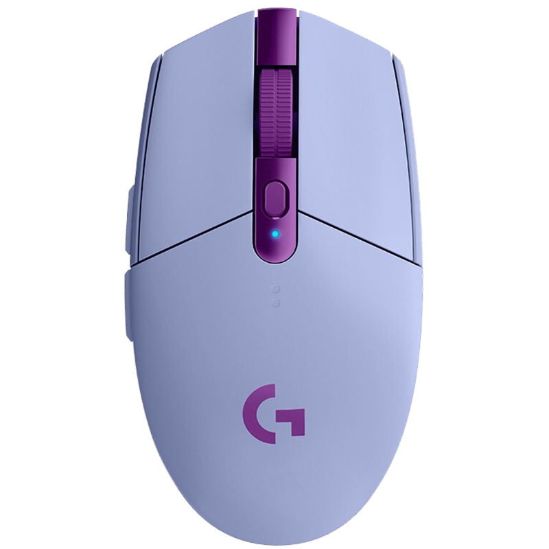 罗技（G） G304 无线游戏鼠标 电竞吃鸡鼠标 6键可编程 英雄联盟宏鼠标 轻质便携 情人节礼物 G304紫色10025643221014