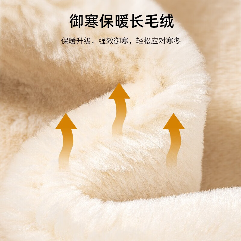 骆驼(CAMEL)冬季新款加绒保暖加厚复古耐折反绒面防寒雪地靴男 G13W223109 黄色 41 (255mm)