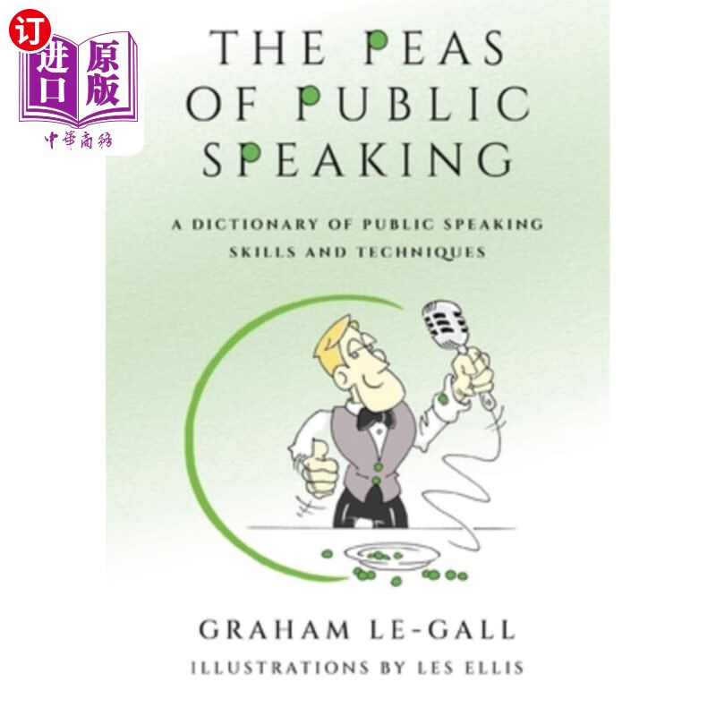 海外直订the peas of public speaking - a dictionary of public