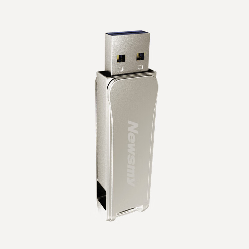 纽曼USB3.0 U盘 V33金属旋转款 快速平稳传输 安心出众读写 音源发烧级车载U盘 尊贵金 64GB
