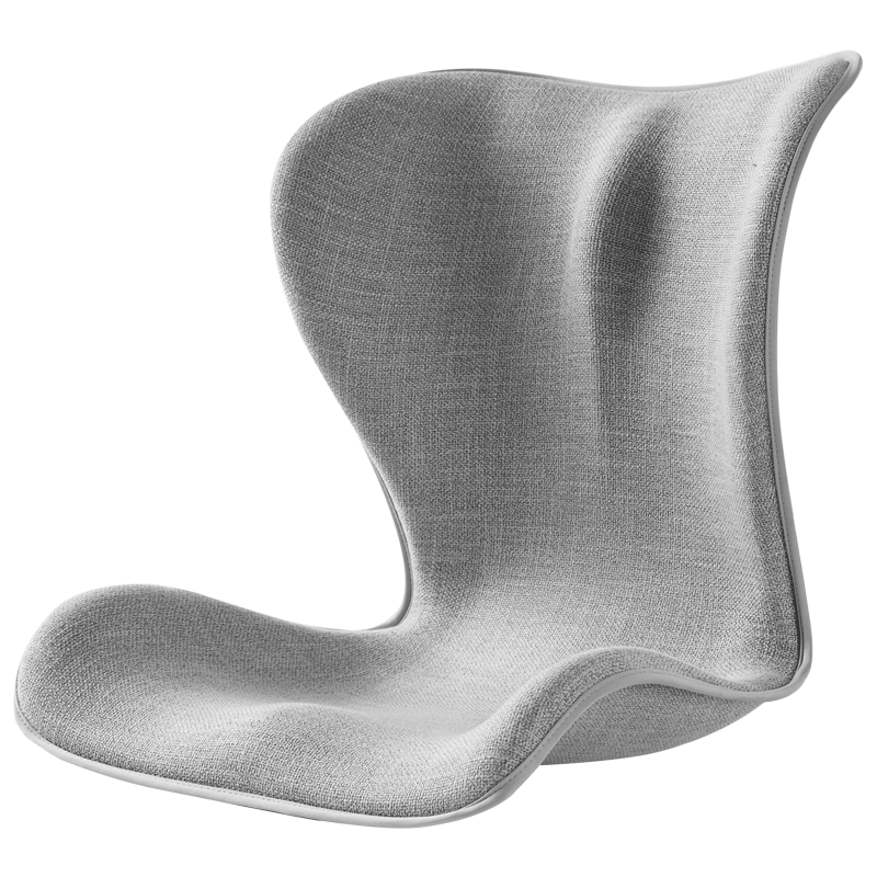 PPW腰靠花瓣坐垫办公室呵护椅子垫腰背靠垫美臀塑形座椅垫 珊瑚灰