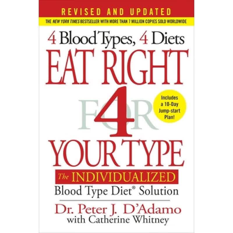 预订 Eat Right 4 Your Type: The Individualized Bl...