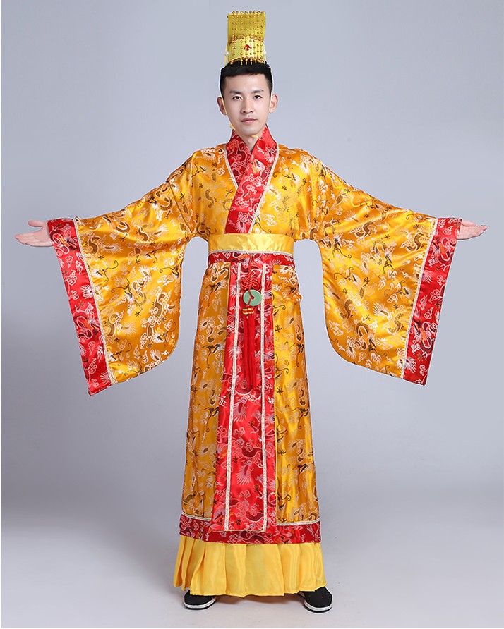 擎嵘装中式婚礼司仪服装古装汉服古代皇帝服龙袍儿童男童太子宋唐秦汉