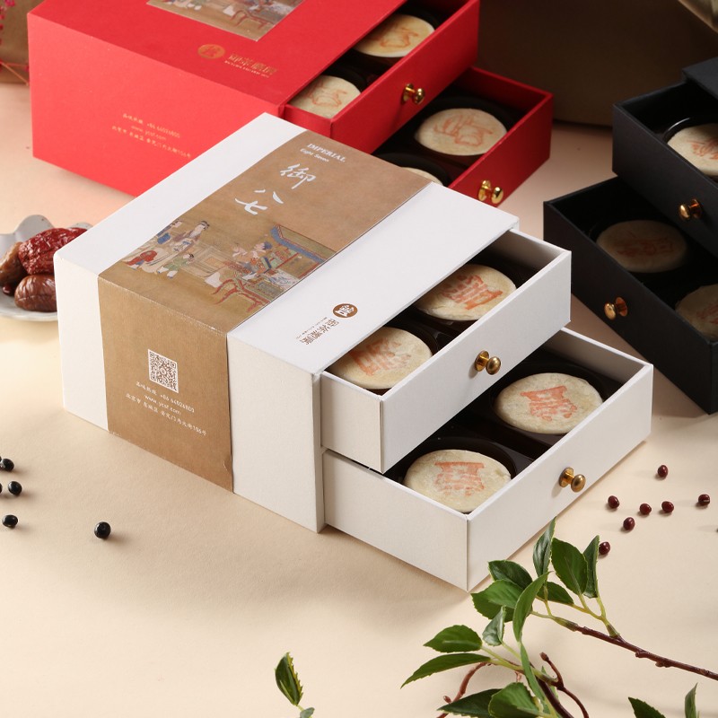 御茶膳房御八七有机黑豆糕点心礼盒过节送礼节日礼品北京特产礼物320g