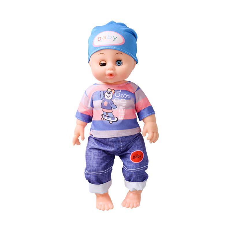 儿童洋娃娃女孩仿真公主换装玩偶女小号可换衣生日礼物过家家玩具 女娃娃【不含衣服】(1个装)