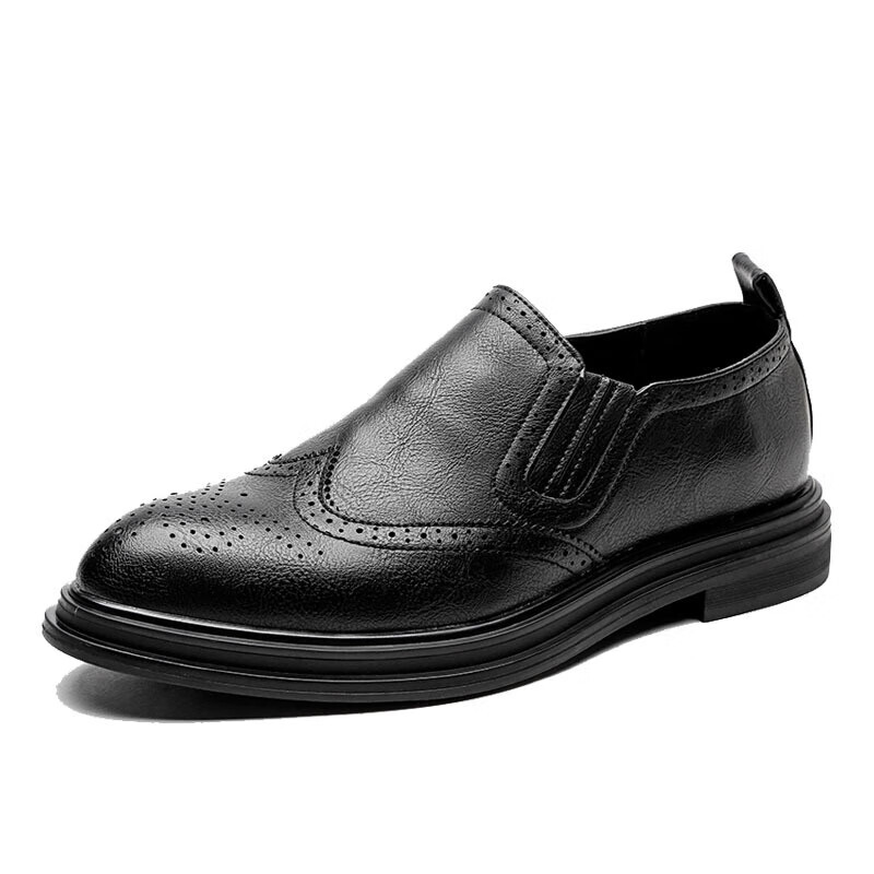 百丽驼美士(balitomms)严选潮男鞋春季新款百搭尖头皮鞋男休闲英伦套