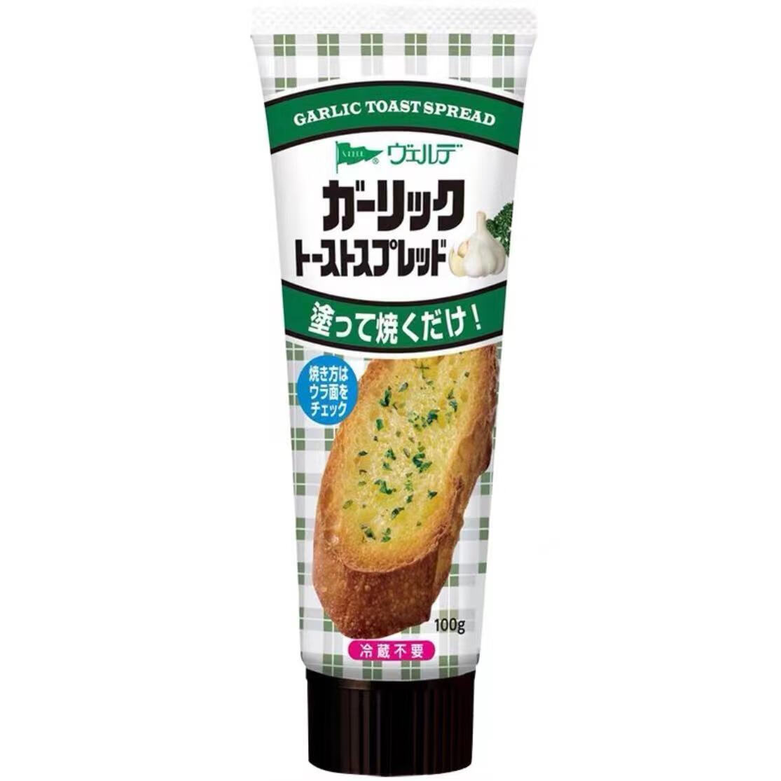 丘比日本进口丘比蒜香黄油味沙拉酱面包吐司烤面包酱烘焙涂抹酱100g