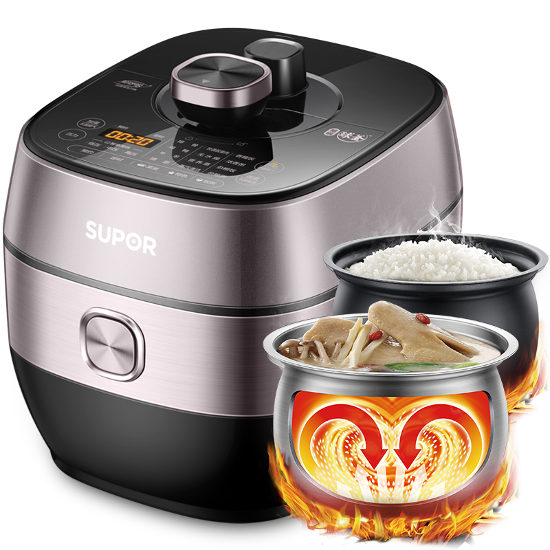 �ղ��� �ʺ���IH��ѹ���� 5L 304�� SY-50HC8033Q ˫���緹�� 4-6�� 678.98Ԫ(������)