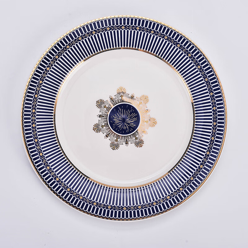 魔都中式饭店酒店用品陶瓷碗盘碟套装餐厅酒店摆台餐具四件套高档 105