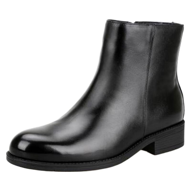 3515真皮男鞋男士切爾西靴耐磨中幫保暖棉靴冬季高端頭層牛皮馬丁靴 羊毛款 39