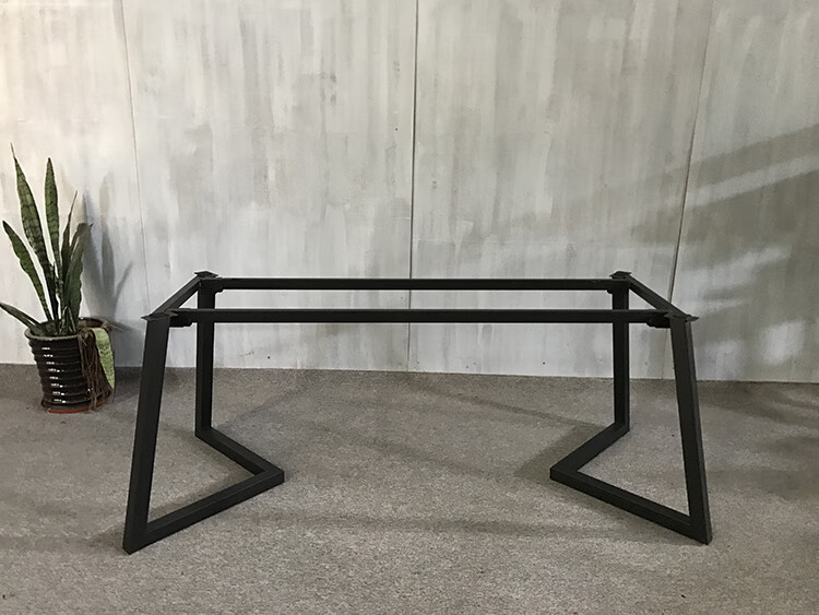 曦凰定制铁艺桌腿支架办公桌脚大板桌子桌架金属脚架简易餐桌脚定制桌