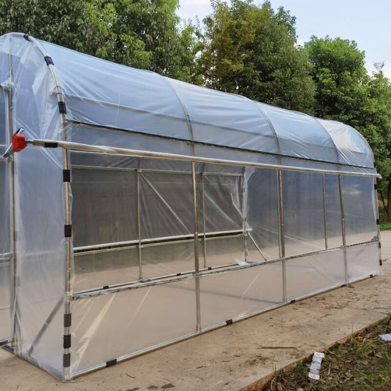 大棚骨架钢管多肉遮阳防水保温花棚暖房楼顶庭院简易 3米宽2米长2米高